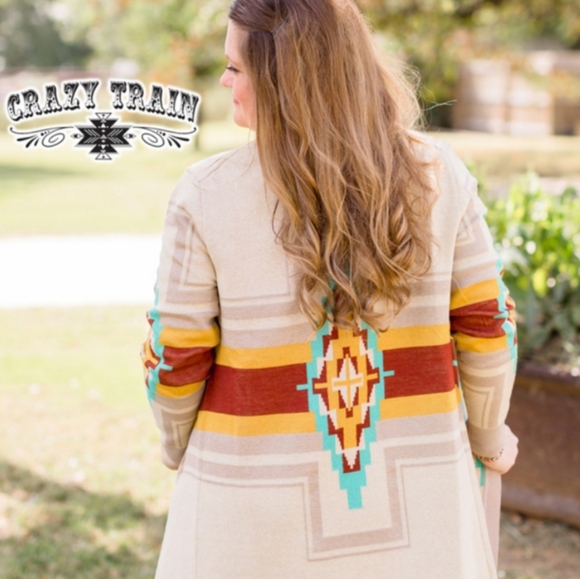 BUFFALO TRAIL CARDIGAN - Picture 2 of 3